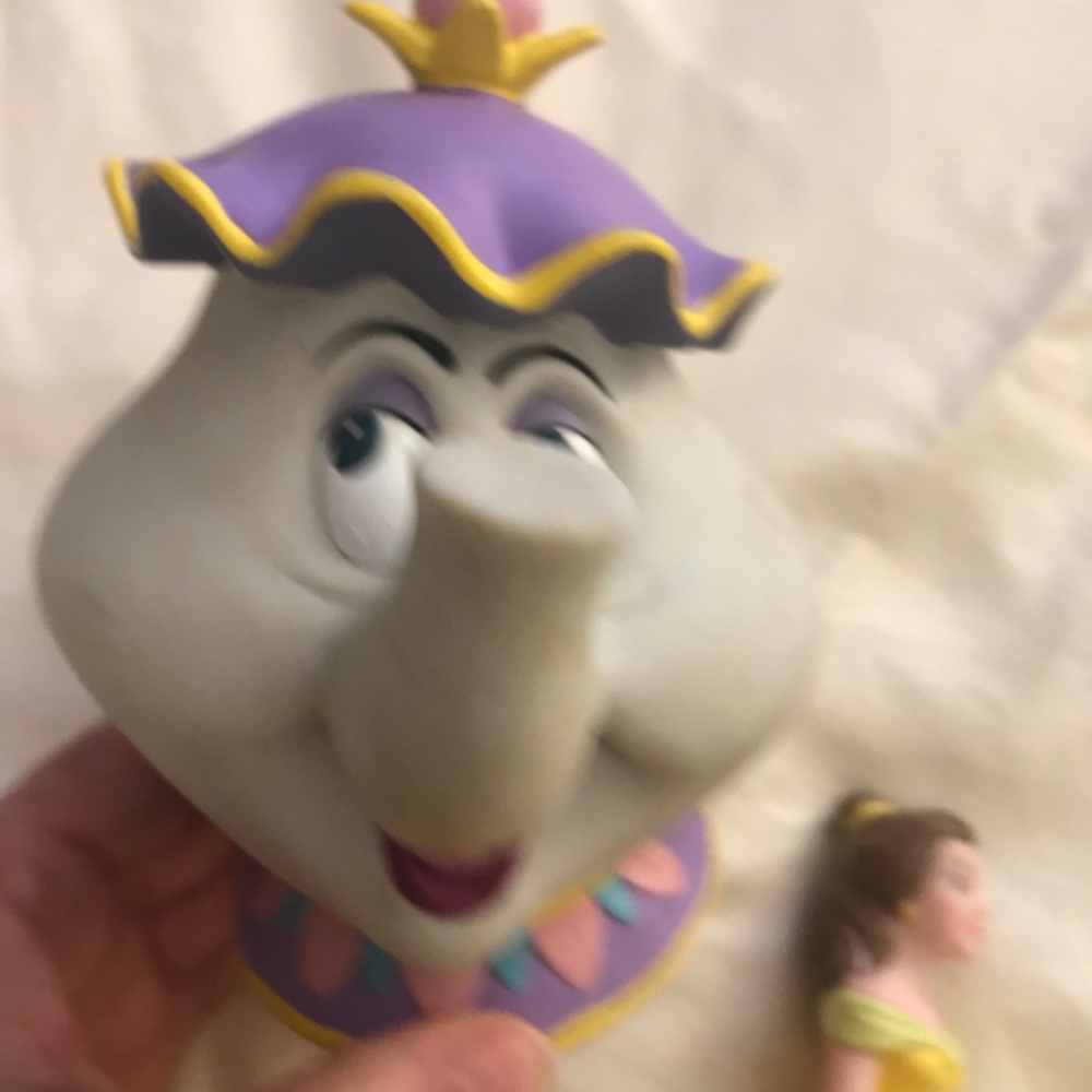 Vintage toys mrs Potts tea pot beauty beast - Picture 5 of 8